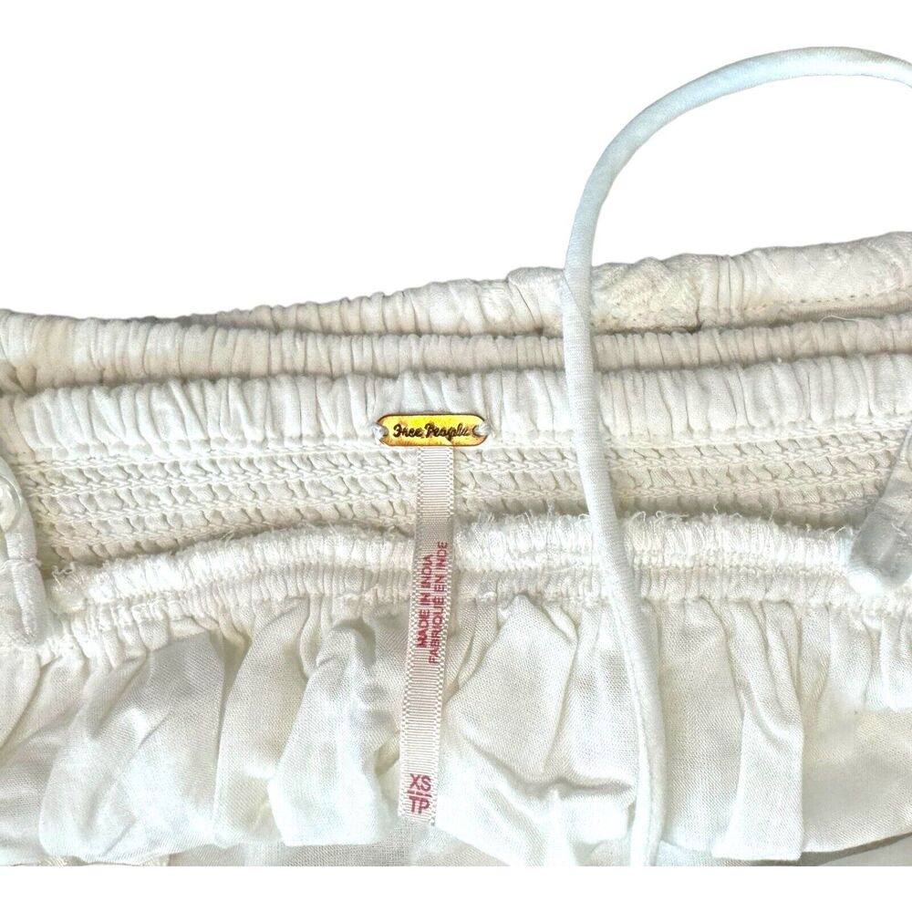 Free People White Lace Cami Crop Top - Picture 8 of 12